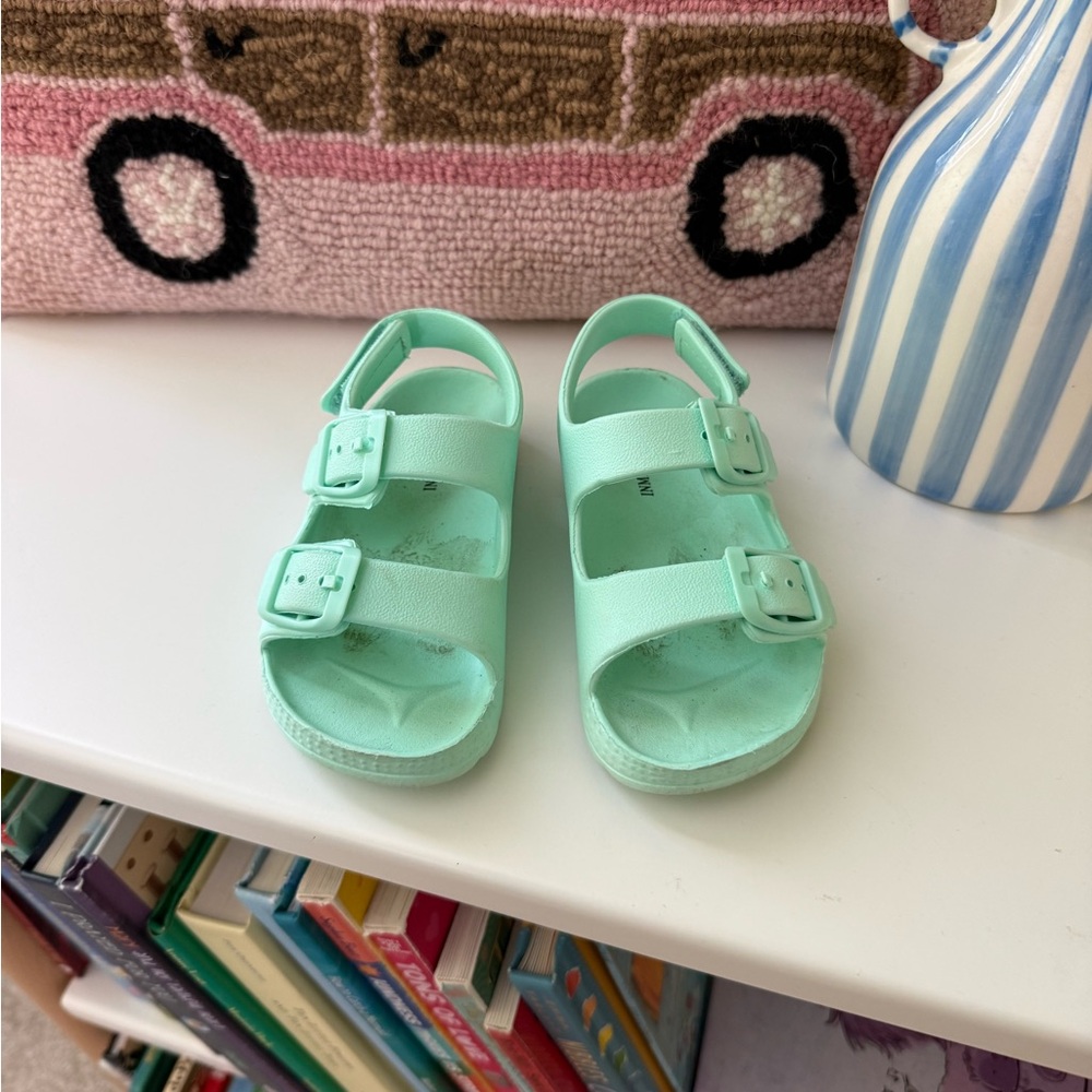 Mint Green Kids Sandals